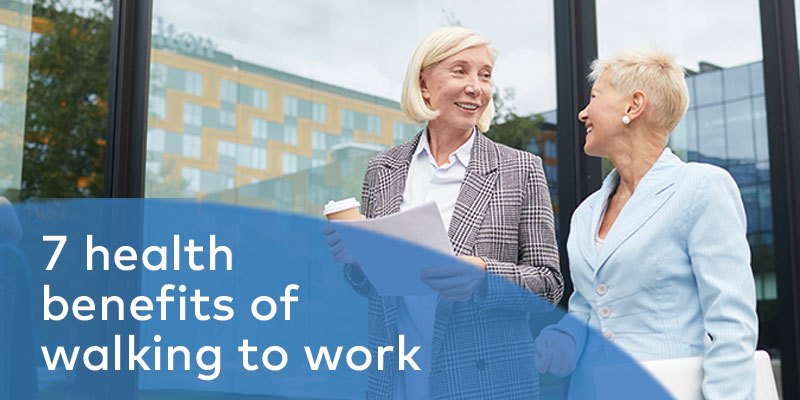 7 health benefits of walking to work
