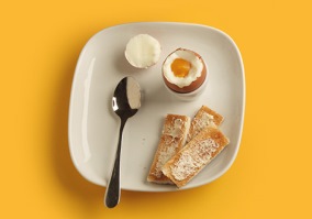 Boiled egg and toast Boiled egg and toast