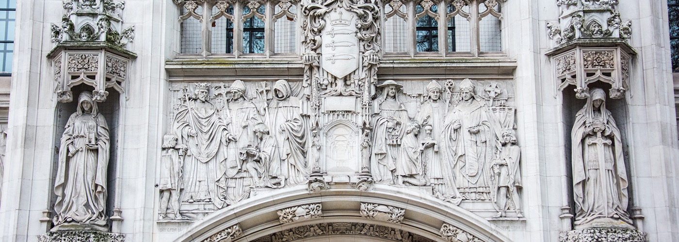 The Supreme Court of the United Kingdom building facade