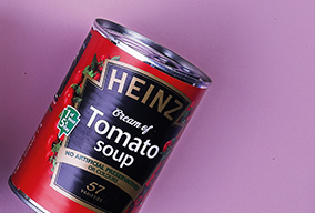 tin of Heinz Cream of Tomato Soup tin of Heinz Cream of Tomato Soup