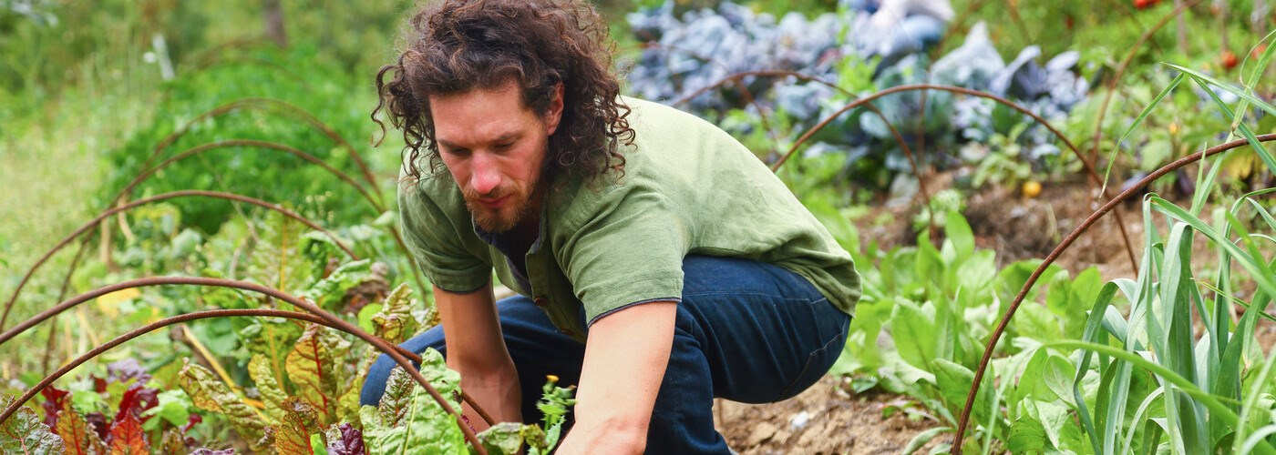 adult man with psoriasis