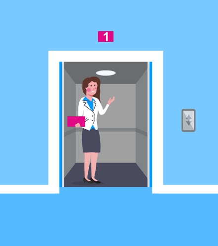 Middle aged business woman struggling with hot flush