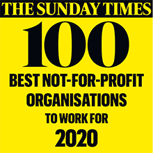 The Sunday Times 100 Best Not for profit organisation to work for 2020