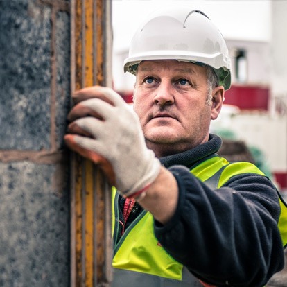 A construction worker dealing with depression