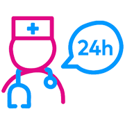 24/7 GP helpline icon