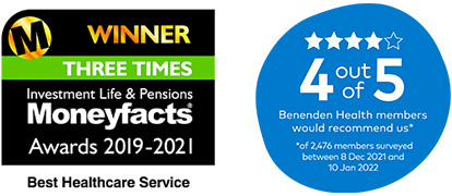 4 out of 5 Benenden Health members would recommend us