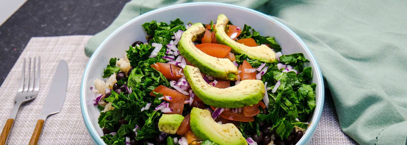 Black bean burrito bowl