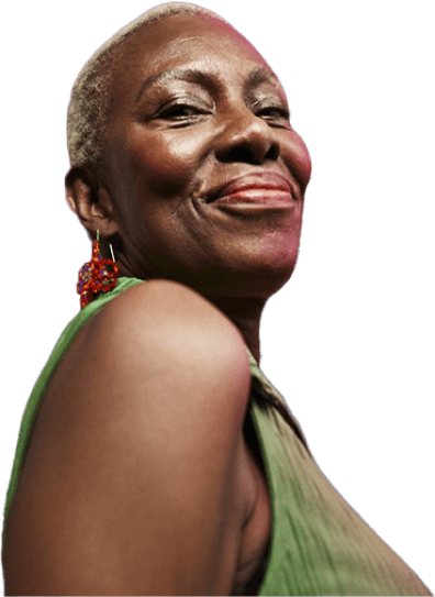 A smiling lady